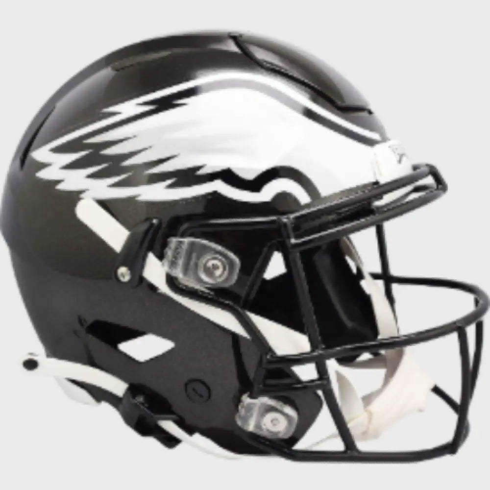 Philadelphia Eagles Full Size Authentic SpeedFlex Football Helmet  2022 Alternate On-Field- NFL Break4Sports & Collectibles, LLC