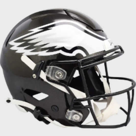 Philadelphia Eagles Full Size Authentic SpeedFlex Football Helmet  2022 Alternate On-Field- NFL Break4Sports & Collectibles, LLC