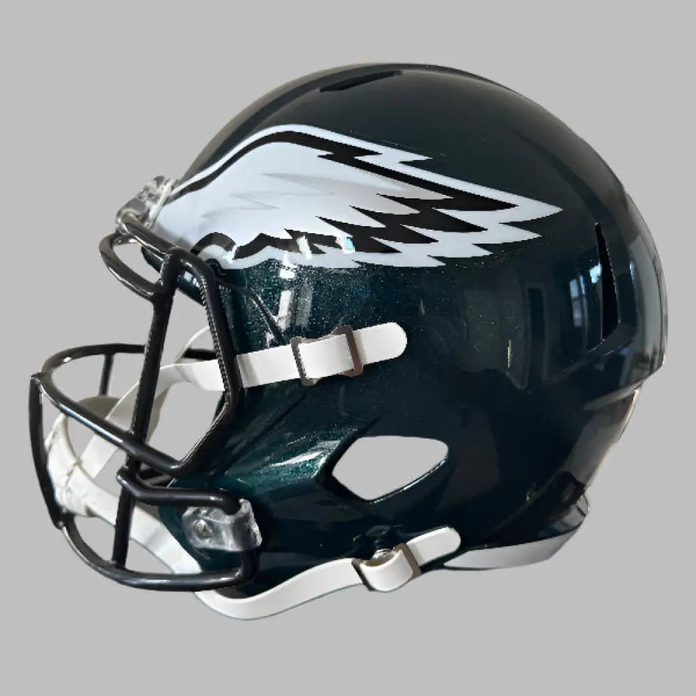 Philadelphia Eagles Full Size Speed Replica Football Helmet - NFL Break4Sports & Collectibles, LLC