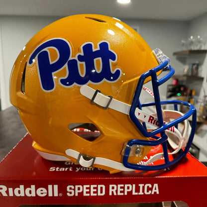 Pittsburgh Panthers Full Size Speed Replica Football Helmet - NCAA Break4Sports & Collectibles, LLC