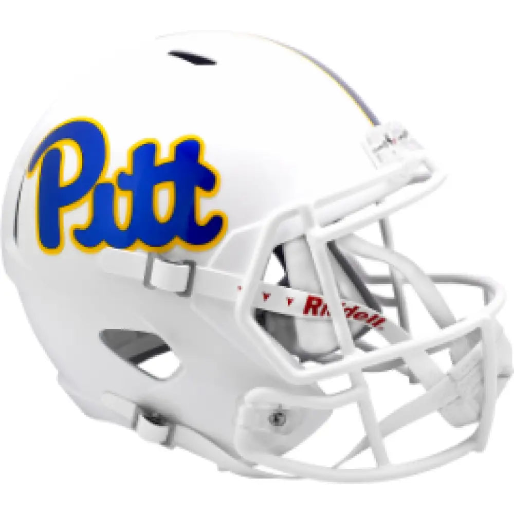 Pittsburgh Panthers Full Size Speed Replica Football Helmet White - NCAA Break4Sports & Collectibles, LLC