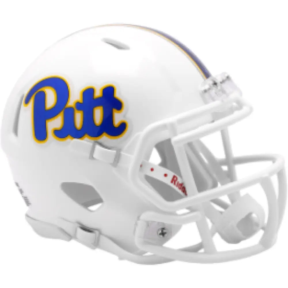 Pittsburgh Panthers NCAA Mini Speed Football Helmet White- NCAA Break4Sports & Collectibles, LLC