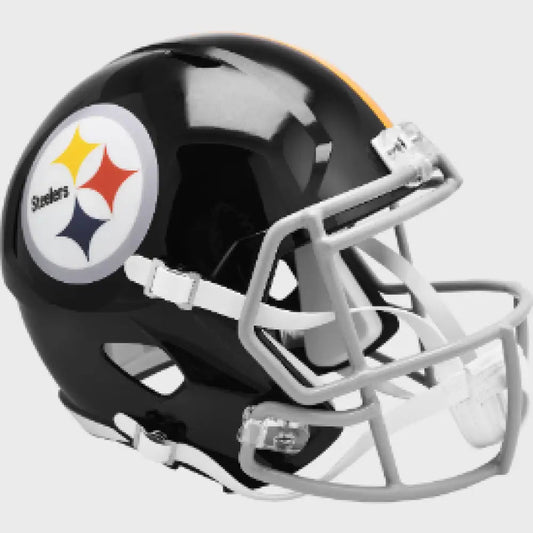 Pittsburgh Steelers Full Size 1963 to 1976 Speed Replica Throwback Helmet - NFL Break4Sports & Collectibles, LLC