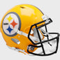 Pittsburgh Steelers Full Size Authentic Gold Speed Throwback Football Helmet - NFL Break4Sports & Collectibles, LLC