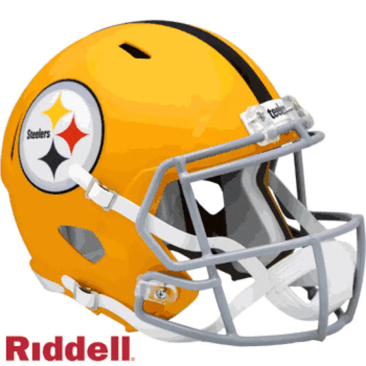 Pittsburgh Steelers Full Size Authentic Speed Football Helmet 2025 Alternate On-Field - NFL Break4Sports & Collectibles, LLC