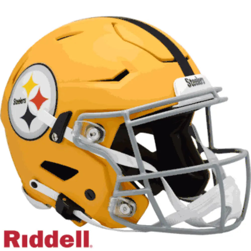 Pittsburgh Steelers Full Size Authentic SpeedFlex Football Helmet 2025 Alternate On-Field - NFL Break4Sports & Collectibles, LLC