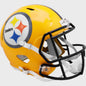 Pittsburgh Steelers Full Size Gold Speed Replica Throwback Football Helmet - NFL Break4Sports & Collectibles, LLC