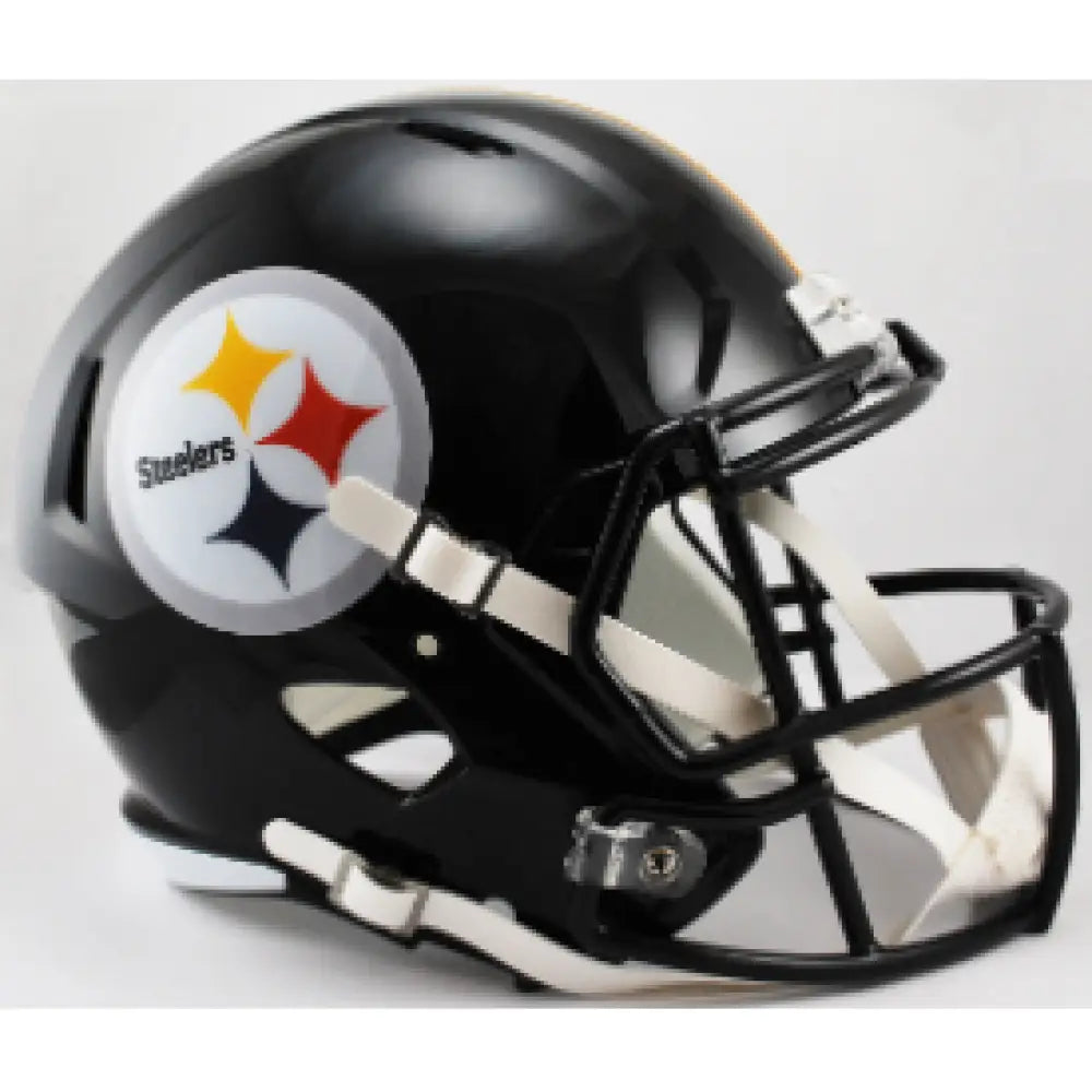 Pittsburgh Steelers Full Size Speed Replica Football Helmet - NFL Break4Sports & Collectibles, LLC