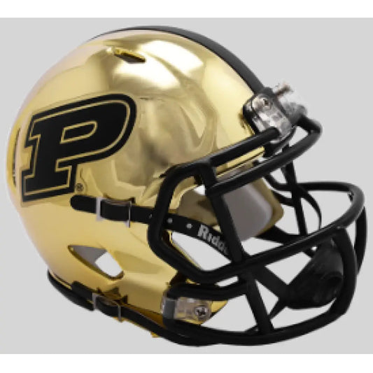 Purdue Boilermakers NCAA Mini Chrome Speed Football Helmet Chrome - NCAA Break4Sports & Collectibles, LLC