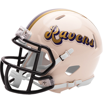 Baltimore Ravens Speed Mini Football Helmet RETRO - NFL Break4Sports & Collectibles, LLC