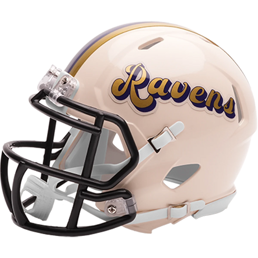 Baltimore Ravens Speed Mini Football Helmet RETRO - NFL Break4Sports & Collectibles, LLC