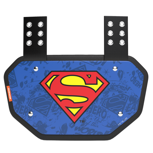 Phenom Elite Football Back Plate - Superman Phenom Elite Brand