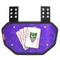 Phenom Elite Football Back Plate - Classic 'The Joker' Phenom Elite Brand
