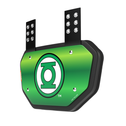 Phenom Elite Football Back Plate - Green Lantern Phenom Elite Brand