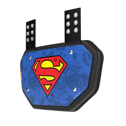 Phenom Elite Football Back Plate - Superman Phenom Elite Brand