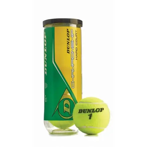 Dunlop Championship Hard Court Tennis Balls (3-Pack) - MCI SPORTS