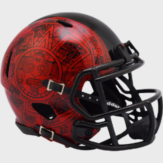 San Diego State Aztecs NCAA Mini Speed Football Helmet Aztec Calendar- NCAA Break4Sports & Collectibles, LLC