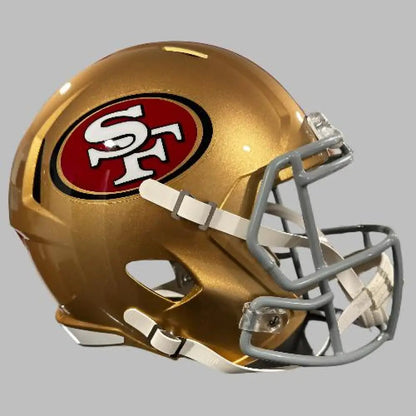 San Francisco 49ers Full Size Speed Replica Football Helmet- NFL Break4Sports & Collectibles, LLC