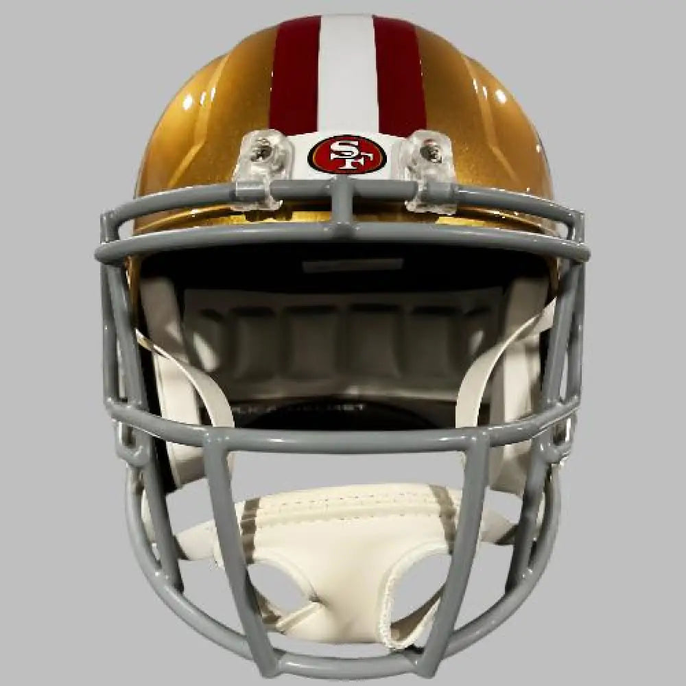 San Francisco 49ers Full Size Speed Replica Football Helmet- NFL Break4Sports & Collectibles, LLC
