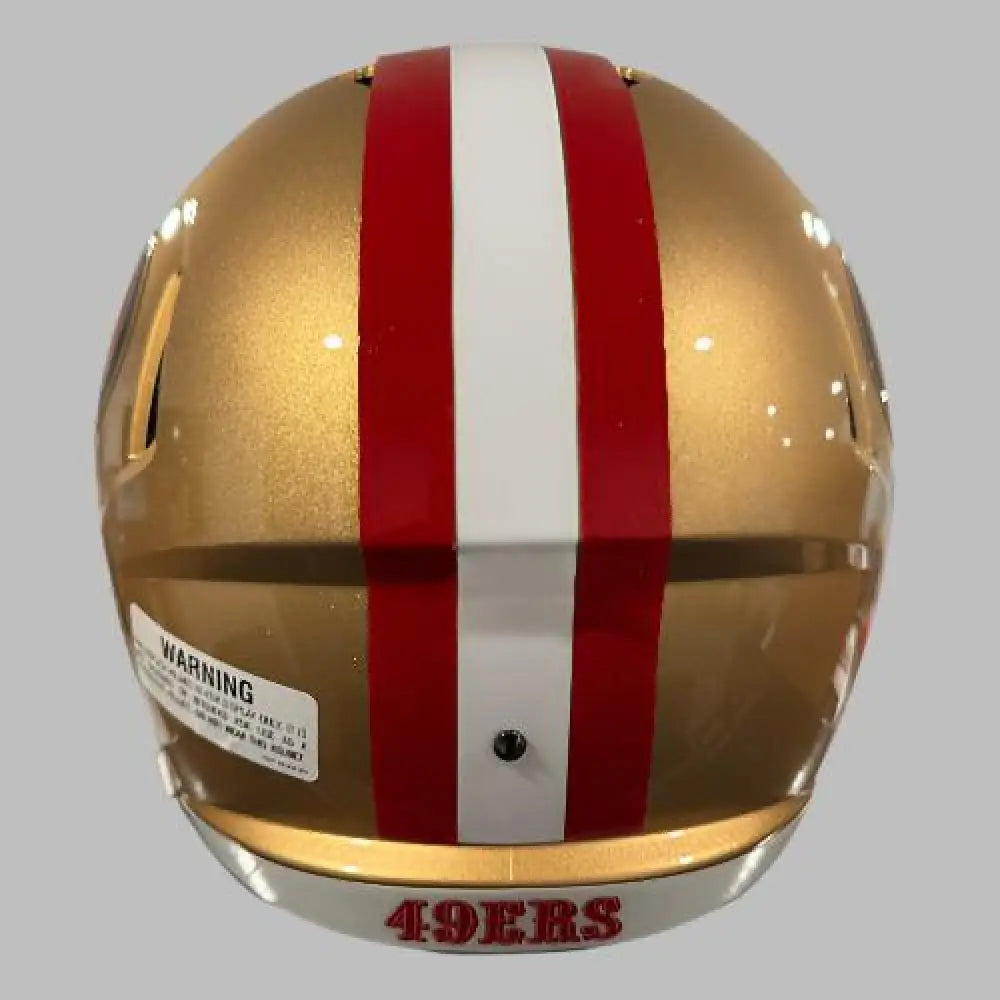 San Francisco 49ers Full Size Speed Replica Football Helmet- NFL Break4Sports & Collectibles, LLC