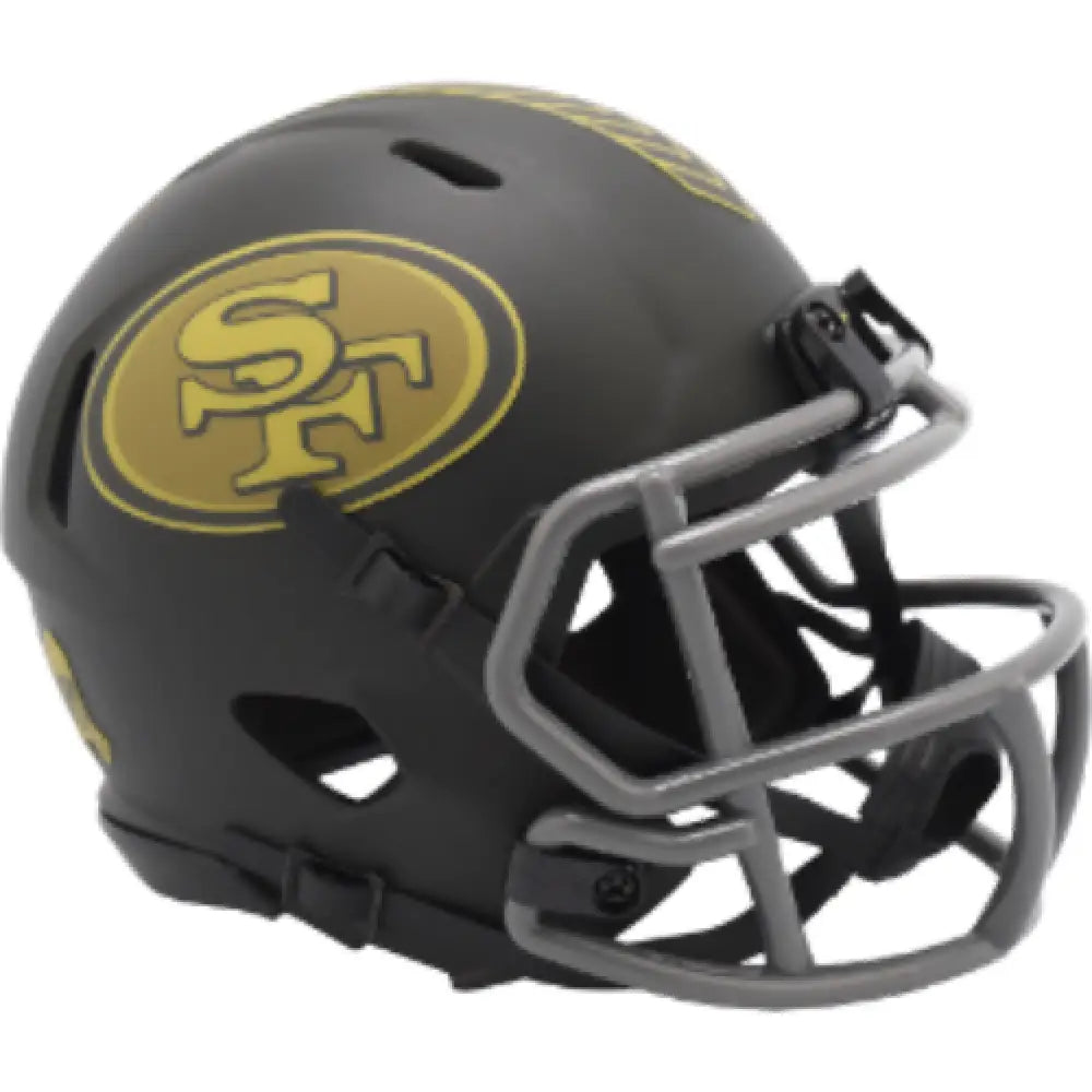 San Francisco 49ers NFL Mini Speed Football Helmet SALUTE TO SERVICE 4 Break4Sports & Collectibles, LLC