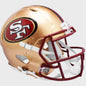 San Francisco Full Size Authentic 49ers 1996 to 2008 Speed Throwback Football Helmet - NFL Break4Sports & Collectibles, LLC