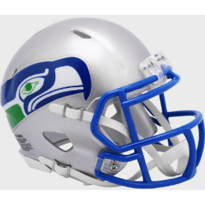 Seattle Seahawks 1983 to 2001 Riddell Mini Speed Throwback Helmet - NFL Break4Sports & Collectibles, LLC