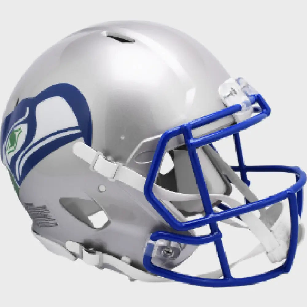 Seattle Seahawks Full Size Authentic 1983 to 2001 Speed Throwback Football Helmet - NFL Break4Sports & Collectibles, LLC