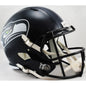Seattle Seahawks Full Size Speed Replica Football Helmet Matte Navy - NFL Break4Sports & Collectibles, LLC