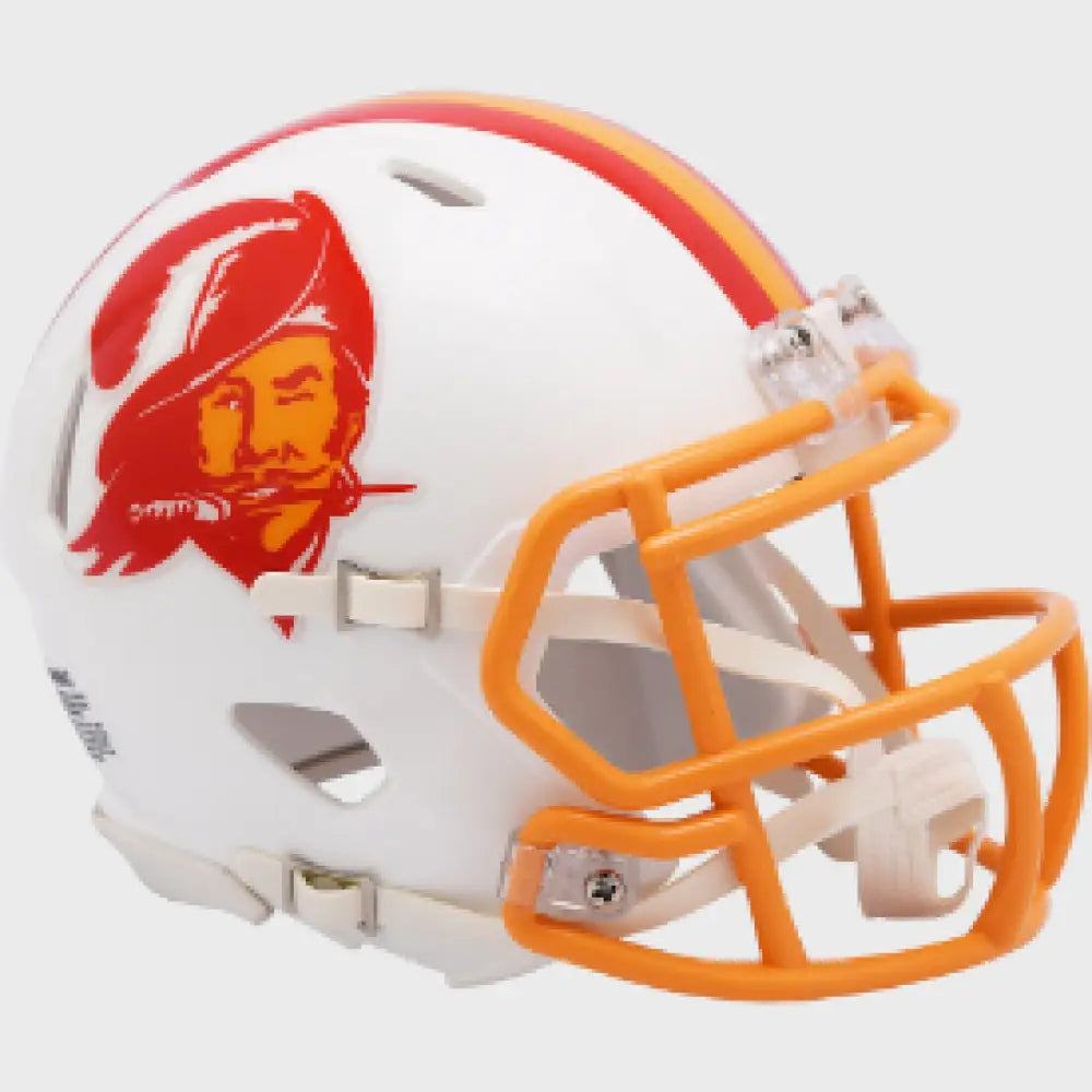 Tampa Bay Buccaneers 1976 to 1996 Riddell Mini Speed Throwback Helmet - NFL Break4Sports & Collectibles, LLC
