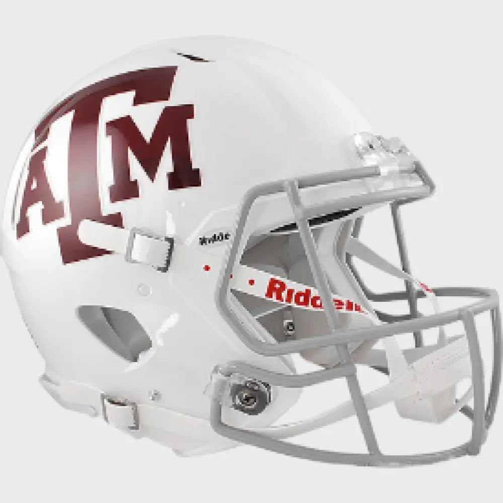 Texas A&M Aggies Full Size Authentic  Speed Football Helmet White- NCAA Break4Sports & Collectibles, LLC