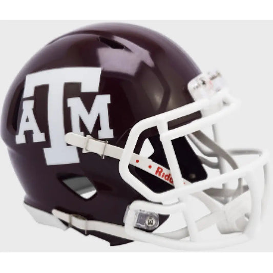 Texas A&M Aggies NCAA Mini Speed Football Helmet - NCAA Break4Sports & Collectibles, LLC