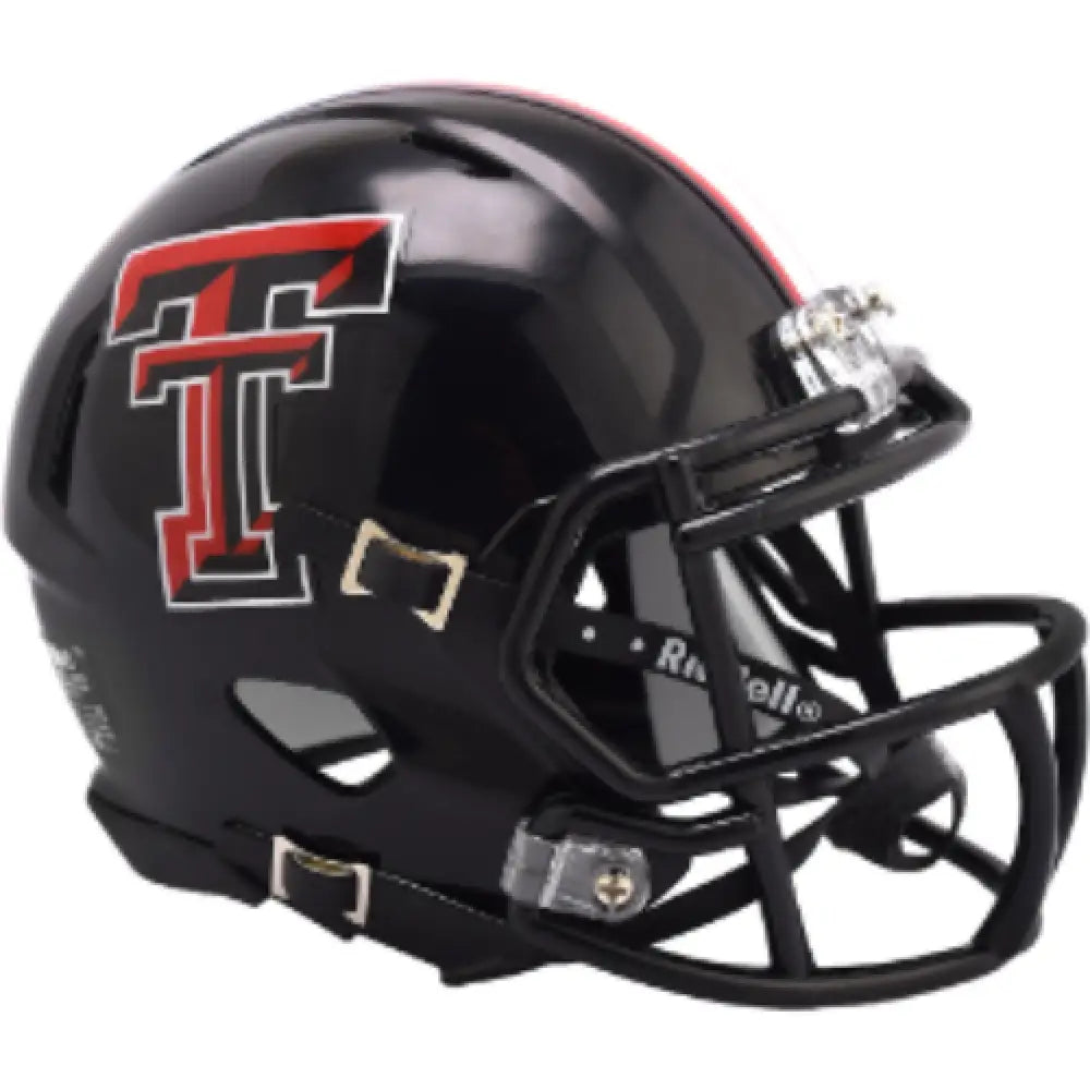 Texas Tech Red Raiders NCAA Mini Speed Football Helmet 2024 Black- NCAA Break4Sports & Collectibles, LLC
