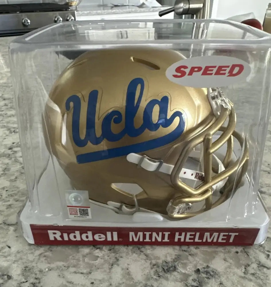UCLA Bruins NCAA Mini Speed Football Helmet- NCAA Break4Sports & Collectibles, LLC