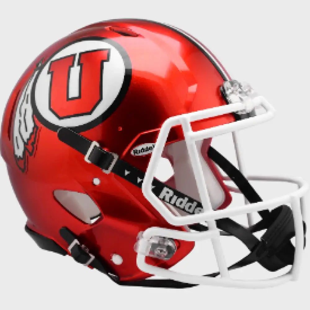 Utah Utes Full Size Authentic Speed Football Helmet Radiant Red - NCAA Break4Sports & Collectibles, LLC