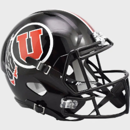 Utah Utes Full Size Speed Replica Football Helmet Black- NCAA Break4Sports & Collectibles, LLC
