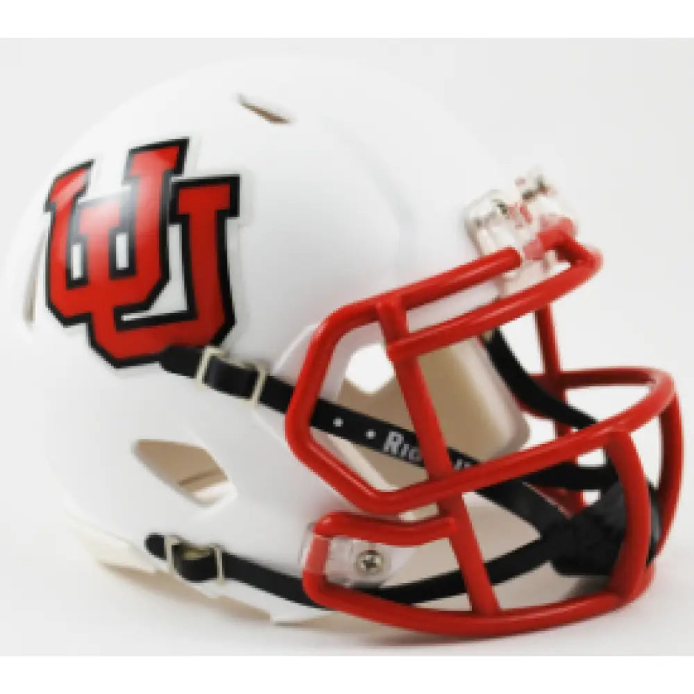 Utah Utes NCAA Mini Speed Football Helmet Interlocking UU - NCAA Break4Sports & Collectibles, LLC