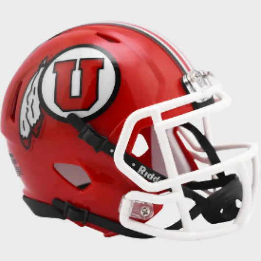 Utah Utes NCAA Mini Speed Football Helmet Radiant Red - NCAA Break4Sports & Collectibles, LLC