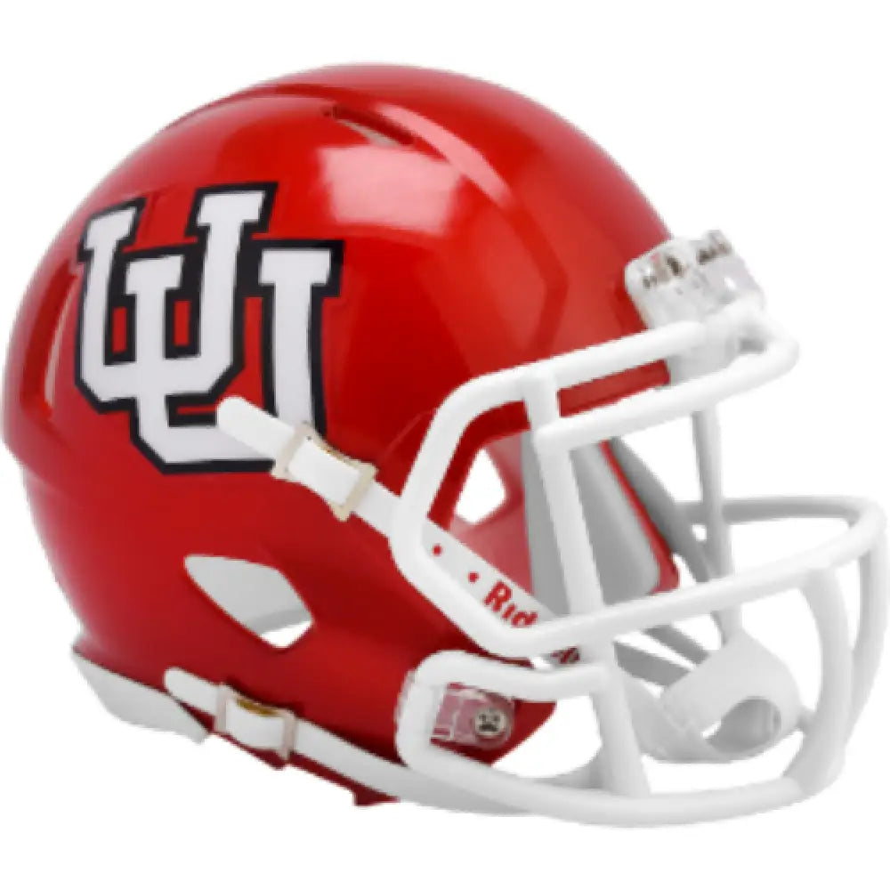 Utah Utes NCAA Mini Speed Football Helmet RED UU- NCAA Break4Sports & Collectibles, LLC