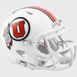 Utah Utes NCAA Mini Speed Football Helmet White - NCAA Break4Sports & Collectibles, LLC