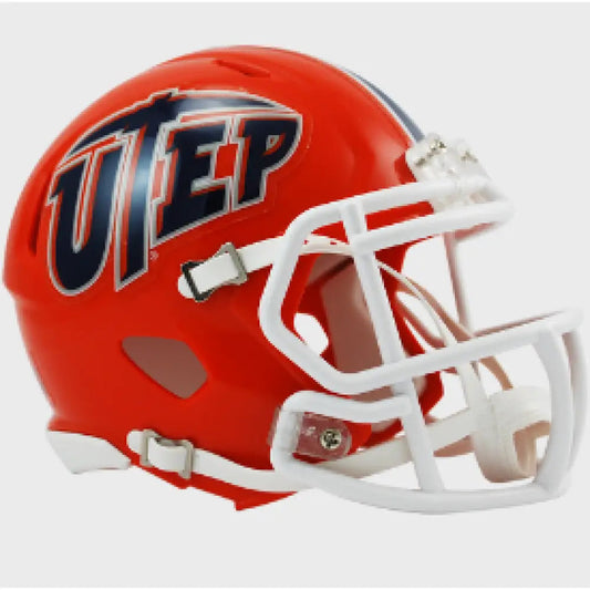 UTEP Miners NCAA Mini Speed Football Helmet - NCAA Break4Sports & Collectibles, LLC