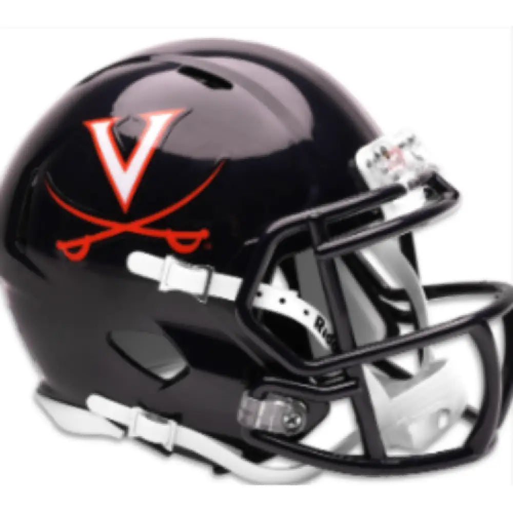 Virginia Cavaliers NCAA Mini Speed Football Helmet  V-Saber - NCAA Break4Sports & Collectibles, LLC