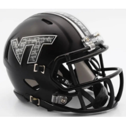 Virginia Tech Hokies NCAA Mini Speed Football Helmet Matte Black - NCAA Break4Sports & Collectibles, LLC