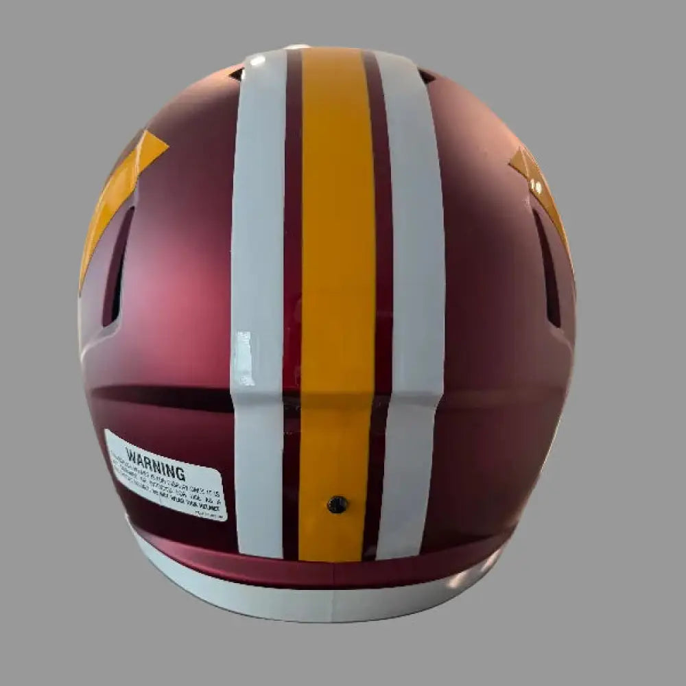 Washington Commanders Full Size Speed Replica Football Helmet 2025 Alternate On-Field - NFL Break4Sports & Collectibles, LLC