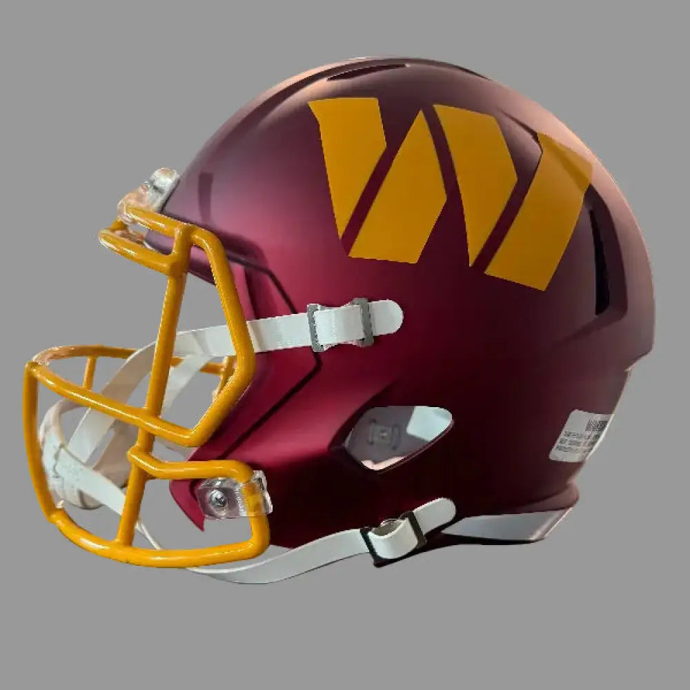 Washington Commanders Full Size Speed Replica Football Helmet 2025 Alternate On-Field - NFL Break4Sports & Collectibles, LLC