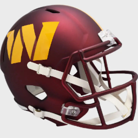 Washington Commanders Full Size Speed Replica Football Helmet Anodized Maroon - NFL Break4Sports & Collectibles, LLC