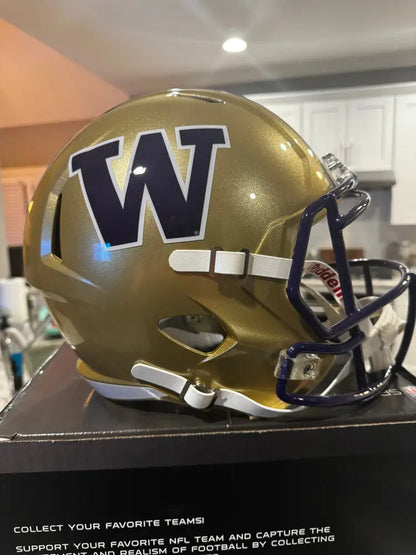 Washington Huskies Full Size Speed Replica Football Helmet - NCAA Break4Sports & Collectibles, LLC