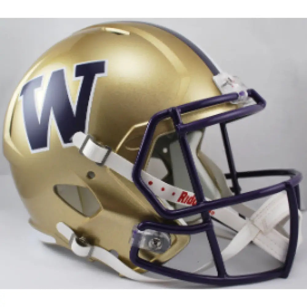 Washington Huskies Full Size Speed Replica Football Helmet - NCAA Break4Sports & Collectibles, LLC