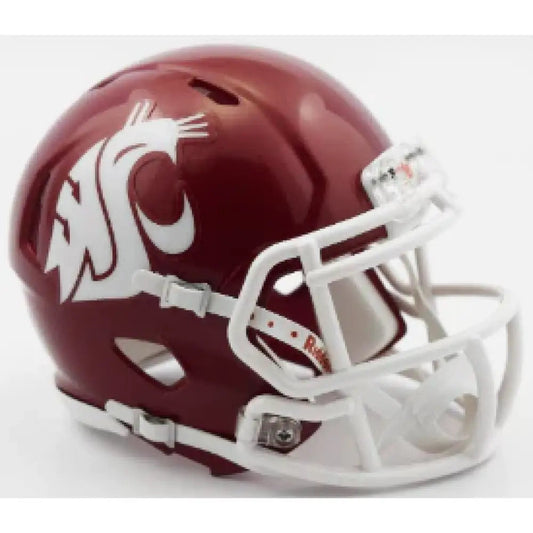 Washington State Cougars NCAA Mini Speed Football Helmet Crimson - NCAA Break4Sports & Collectibles, LLC