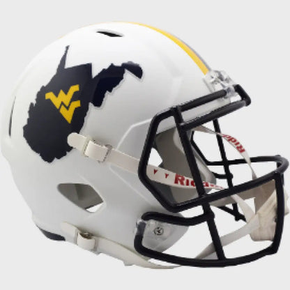 West Virginia Mountaineers Full Size Speed Replica Football Helmet Backyard Brawl- NCAA Break4Sports & Collectibles, LLC